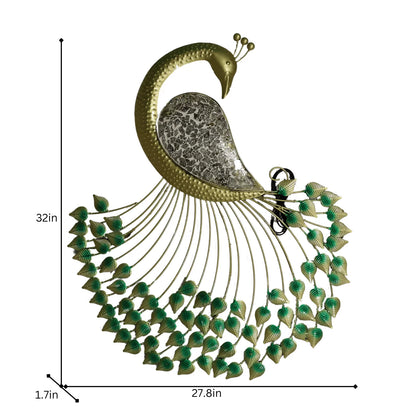 Peacock Iron Wall Décor