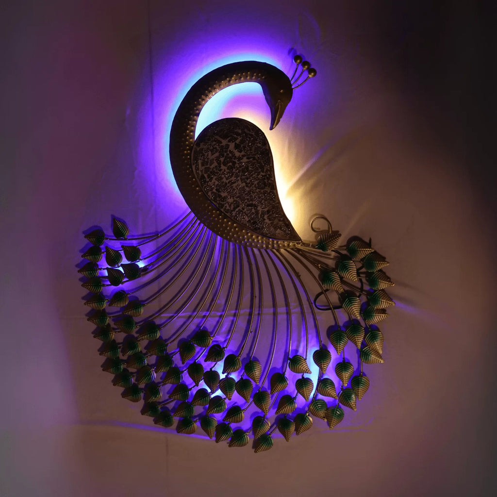Magnificent Peacock with LED