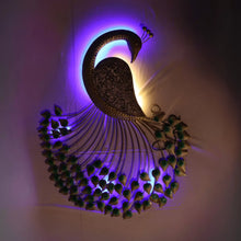 Load image into Gallery viewer, Magnificent Peacock with LED
