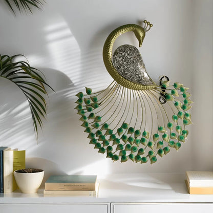 Peacock Iron Wall Décor