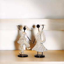 Load image into Gallery viewer, Dancing Couple Figurines in White
