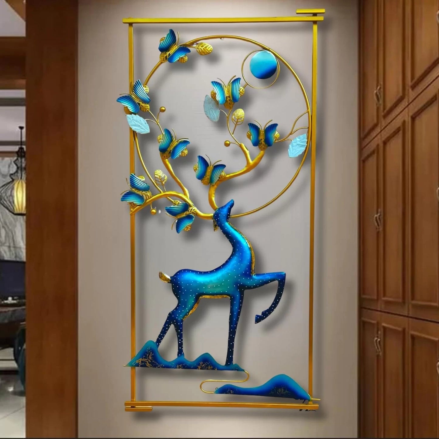 Deer Iron Wall Décor
