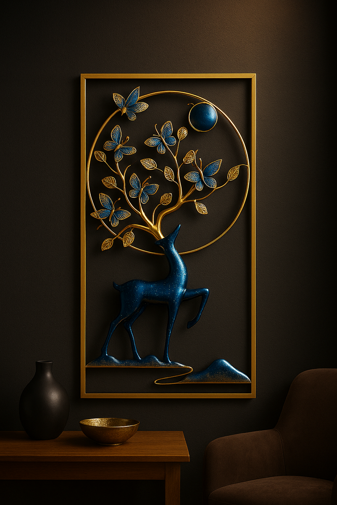 Elegant Deer Frame Wall Decor
