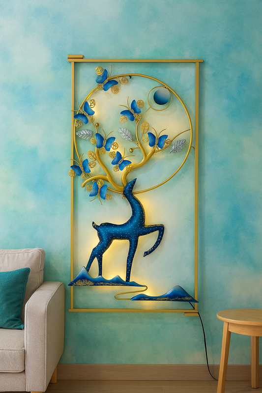 Deer Iron Wall Décor
