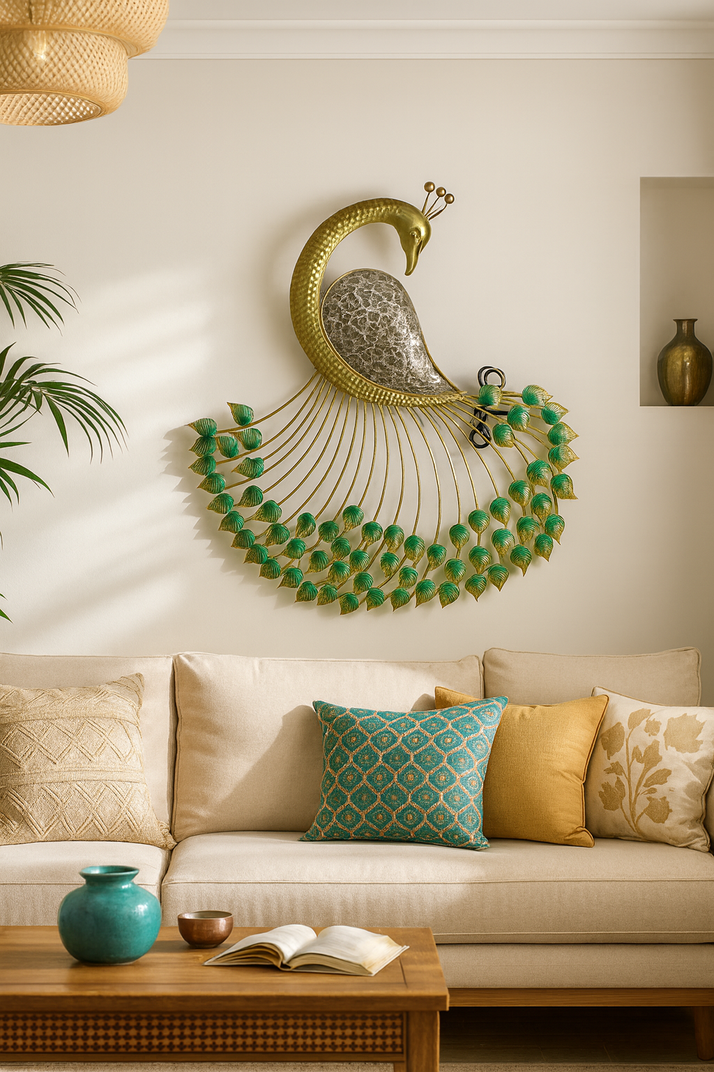 Peacock Iron Wall Décor