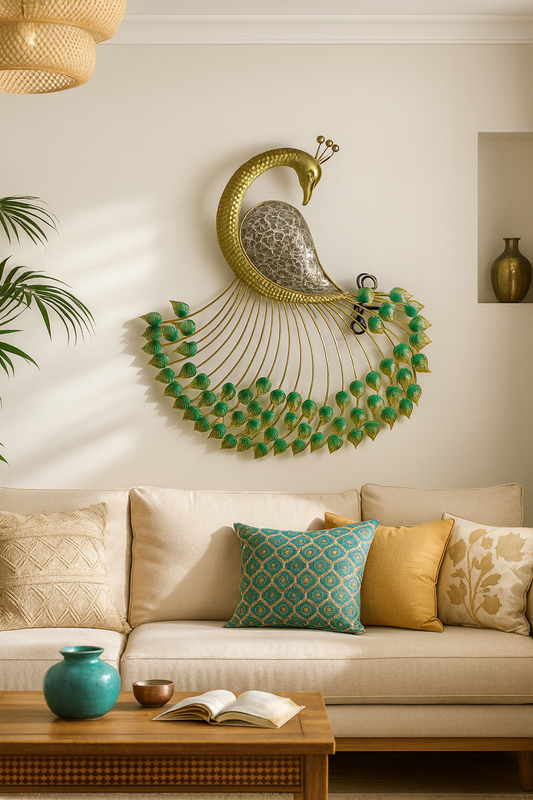 Peacock Iron Wall Décor