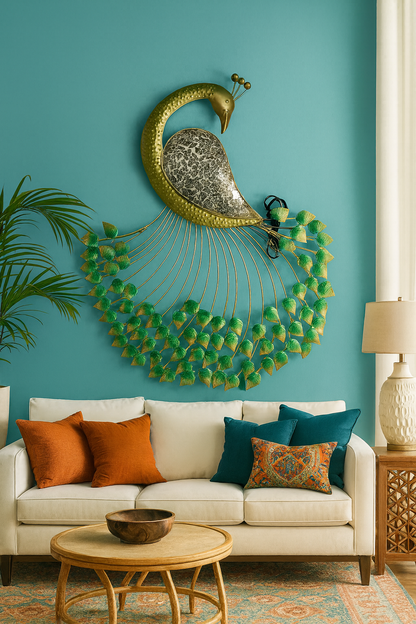 Peacock Iron Wall Décor
