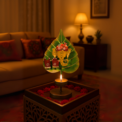 Ganesha Tea Light Holder